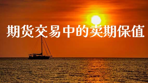 期货交易中的卖期保值_https://wap.fcdydaikuan.com_期货品种_第1张