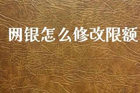 网银怎么修改限额_https://wap.fcdydaikuan.com_国际投资_第1张