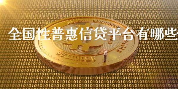 全国性普惠信贷平台有哪些_https://wap.fcdydaikuan.com_国际投资_第1张