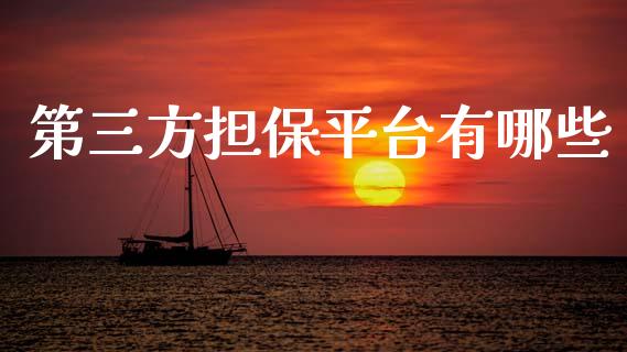 第三方担保平台有哪些_https://wap.fcdydaikuan.com_理财顾问_第1张