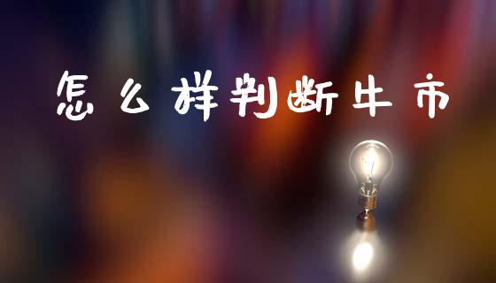 怎么样判断牛市_https://wap.fcdydaikuan.com_理财顾问_第1张