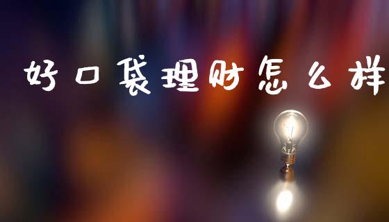好口袋理财怎么样_https://wap.fcdydaikuan.com_投资策略_第1张