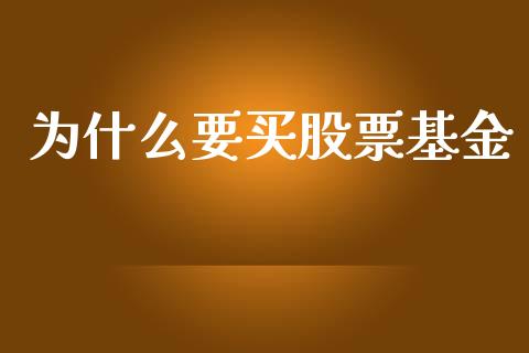 为什么要买股票基金_https://wap.fcdydaikuan.com_理财顾问_第1张