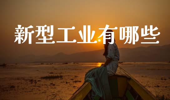 新型工业有哪些_https://wap.fcdydaikuan.com_新股数据_第1张