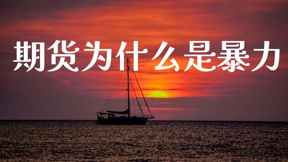 期货为什么是暴力_https://wap.fcdydaikuan.com_国际投资_第1张
