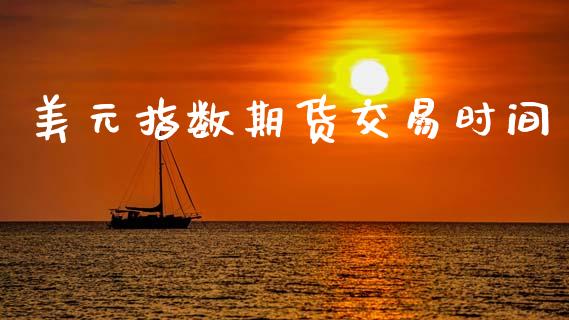 美元指数期货交易时间_https://wap.fcdydaikuan.com_金融机构_第1张