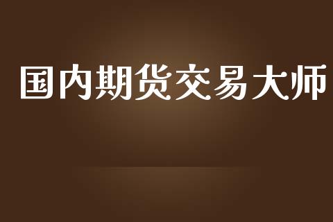 国内期货交易大师_https://wap.fcdydaikuan.com_期货品种_第1张