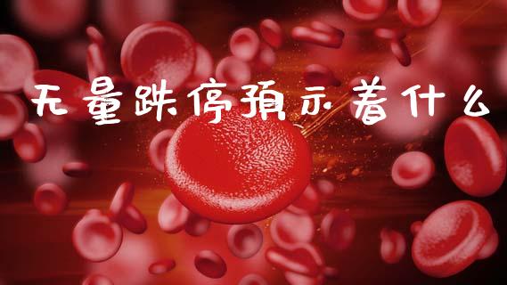 无量跌停预示着什么_https://wap.fcdydaikuan.com_投资策略_第1张