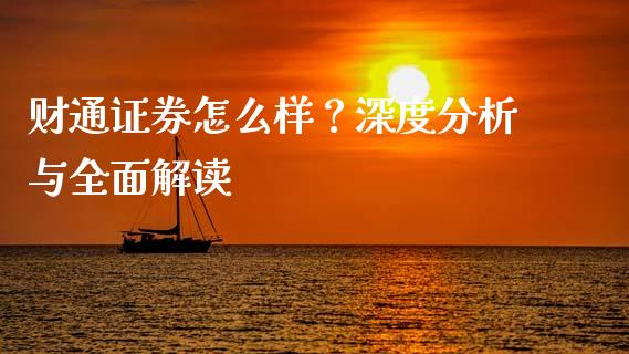 财通证券怎么样？深度分析与全面解读_https://wap.fcdydaikuan.com_金融机构_第1张