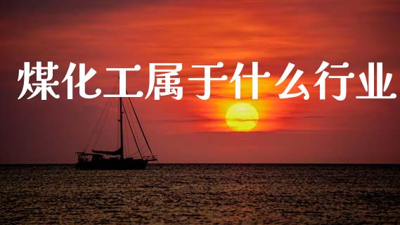 煤化工属于什么行业_https://wap.fcdydaikuan.com_期货品种_第1张