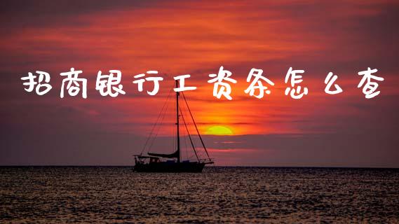 招商银行工资条怎么查_https://wap.fcdydaikuan.com_金融机构_第1张