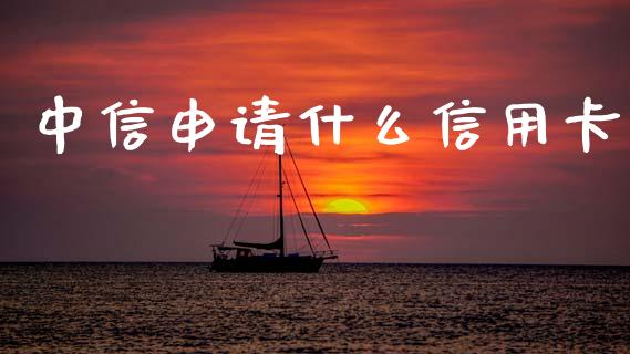 中信申请什么信用卡_https://wap.fcdydaikuan.com_投资策略_第1张