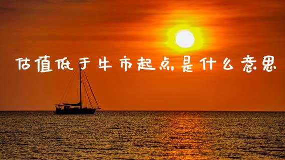 估值低于牛市起点是什么意思_https://wap.fcdydaikuan.com_国际投资_第1张