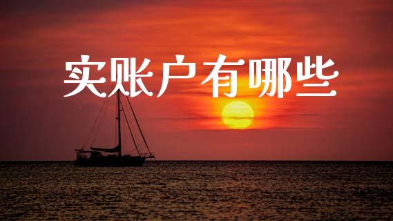 实账户有哪些_https://wap.fcdydaikuan.com_新股数据_第1张