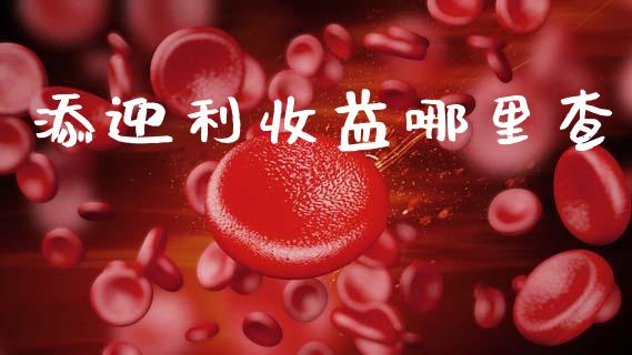 添迎利收益哪里查_https://wap.fcdydaikuan.com_国际投资_第1张