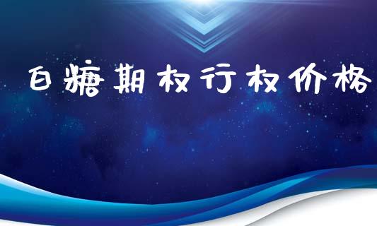 白糖期权行权价格_https://wap.fcdydaikuan.com_新股数据_第1张