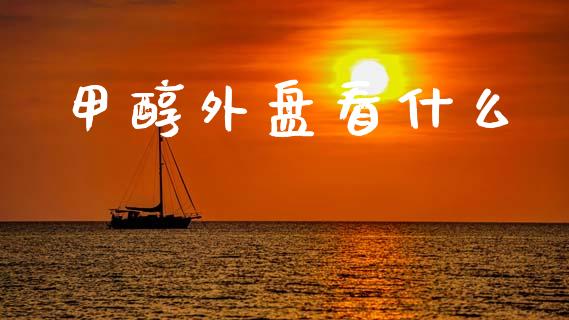 甲醇外盘看什么_https://wap.fcdydaikuan.com_期货品种_第1张