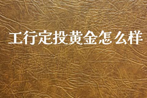 工行定投黄金怎么样_https://wap.fcdydaikuan.com_金融机构_第1张