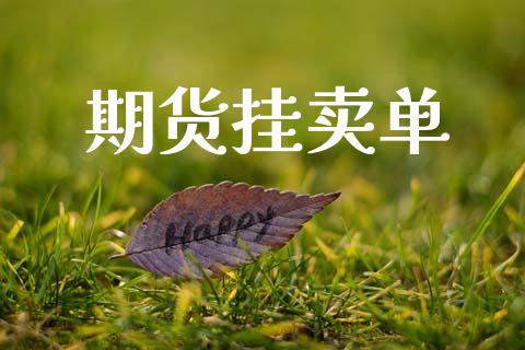 期货挂卖单_https://wap.fcdydaikuan.com_投资策略_第1张