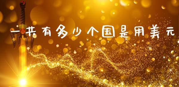 一共有多少个国是用美元_https://wap.fcdydaikuan.com_理财顾问_第1张