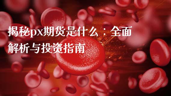 揭秘px期货是什么：全面解析与投资指南_https://wap.fcdydaikuan.com_金融机构_第1张