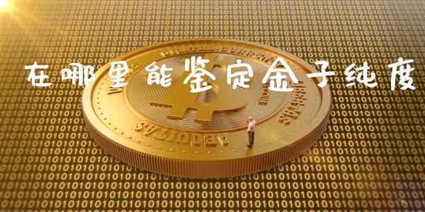 在哪里能鉴定金子纯度_https://wap.fcdydaikuan.com_理财顾问_第1张
