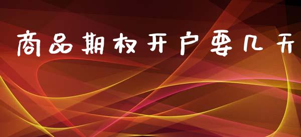 商品期权开户要几天_https://wap.fcdydaikuan.com_新股数据_第1张