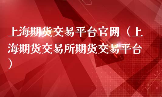 上海期货交易平台官网（上海期货交易所期货交易平台）_https://wap.fcdydaikuan.com_理财顾问_第1张