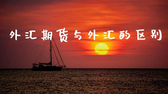 外汇期货与外汇的区别_https://wap.fcdydaikuan.com_投资策略_第1张