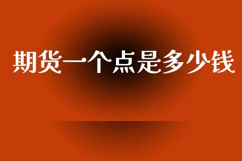 期货一个点是多少钱_https://wap.fcdydaikuan.com_金融机构_第1张
