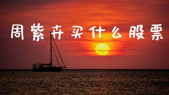 周紫卉买什么股票_https://wap.fcdydaikuan.com_金融机构_第1张