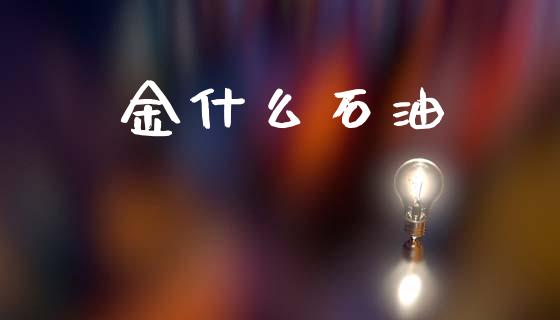 金什么石油_https://wap.fcdydaikuan.com_新股数据_第1张