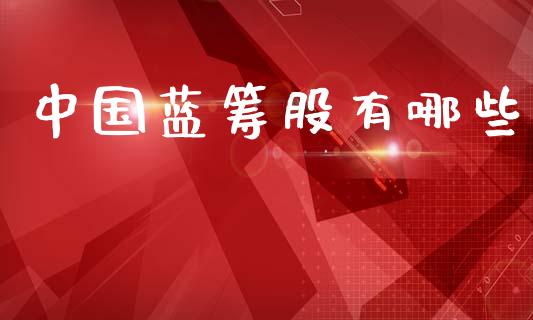 中国蓝筹股有哪些_https://wap.fcdydaikuan.com_期货品种_第1张