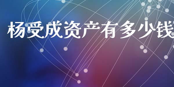 杨受成资产有多少钱_https://wap.fcdydaikuan.com_国际投资_第1张