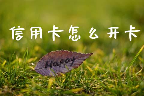 信用卡怎么开卡_https://wap.fcdydaikuan.com_期货品种_第1张