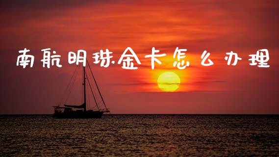 南航明珠金卡怎么办理_https://wap.fcdydaikuan.com_期货品种_第1张