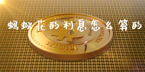蚂蚁花的利息怎么算的_https://wap.fcdydaikuan.com_新股数据_第1张