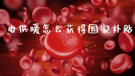 电供暖怎么获得国家补贴_https://wap.fcdydaikuan.com_期货品种_第1张