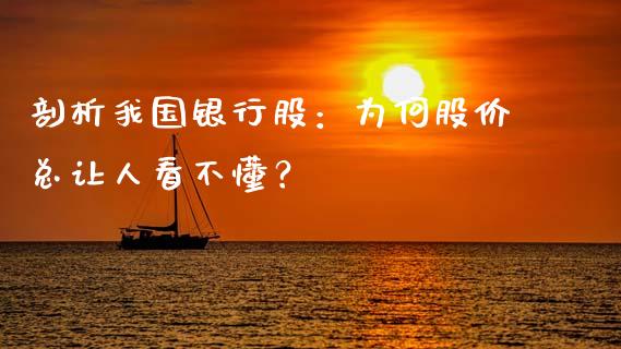 剖析我国银行股：为何股价总让人看不懂？_https://wap.fcdydaikuan.com_金融机构_第1张