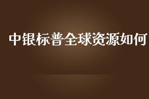 中银标普全球资源如何_https://wap.fcdydaikuan.com_投资策略_第1张