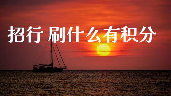 招行 刷什么有积分_https://wap.fcdydaikuan.com_新股数据_第1张