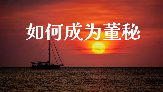 如何成为董秘_https://wap.fcdydaikuan.com_金融机构_第1张