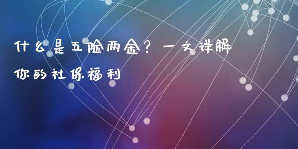 什么是五险两金？一文详解你的社保福利_https://wap.fcdydaikuan.com_投资策略_第1张