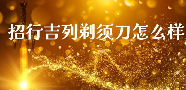 招行吉列剃须刀怎么样_https://wap.fcdydaikuan.com_理财顾问_第1张