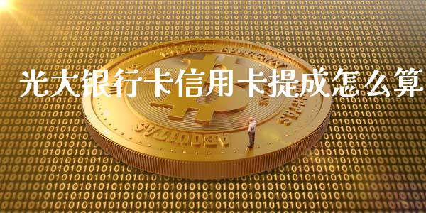 光大银行卡信用卡提成怎么算_https://wap.fcdydaikuan.com_金融机构_第1张