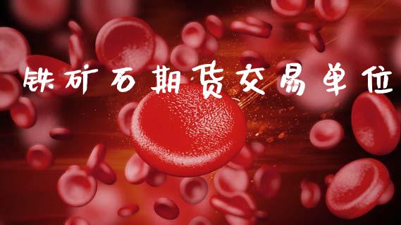 铁矿石期货交易单位_https://wap.fcdydaikuan.com_期货品种_第1张