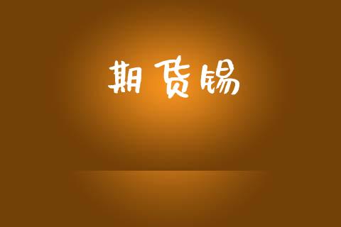 期货锡_https://wap.fcdydaikuan.com_国际投资_第1张