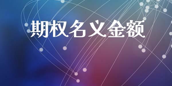 期权名义金额_https://wap.fcdydaikuan.com_理财顾问_第1张