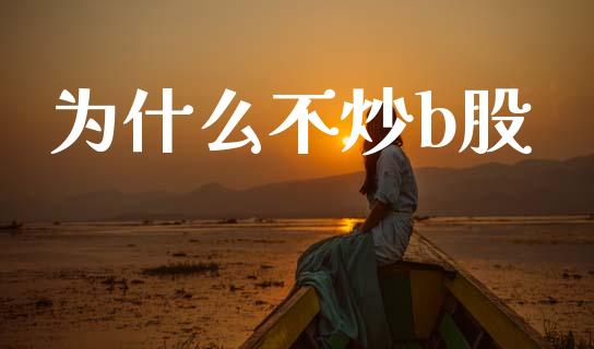 为什么不炒b股_https://wap.fcdydaikuan.com_金融机构_第1张