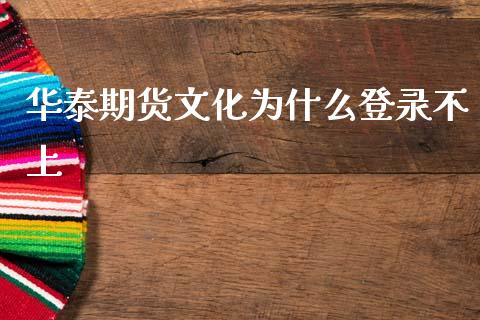 华泰期货文化为什么登录不上_https://wap.fcdydaikuan.com_新股数据_第1张